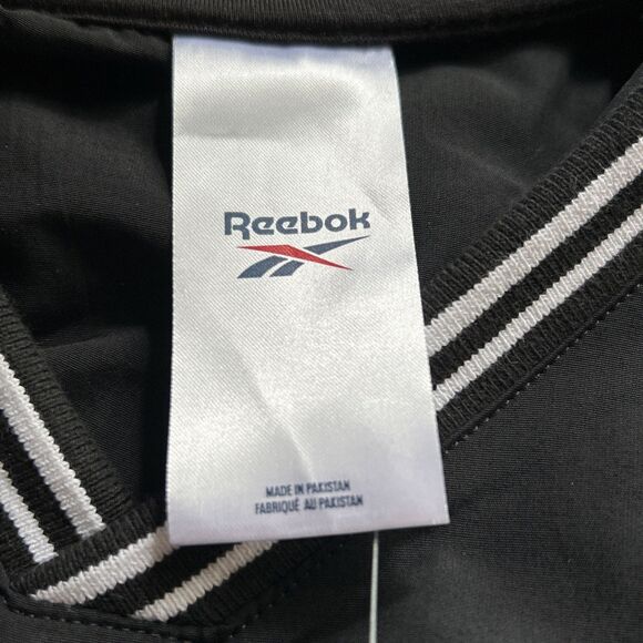 NEW Reebok V-Neck Long Sleeve Pullover Uniform Woven Crew Windbreaker-Size Small - Picture 10 of 14